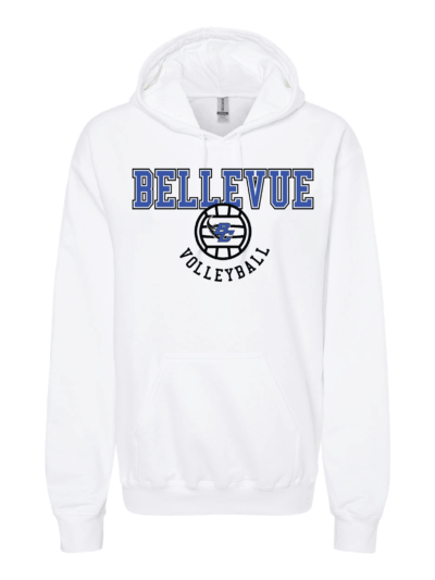 2025 Bellevue Comets Volleyball Fundraiser Adult Gildan Softstyle Midweight Hoodie (3 Color Options)