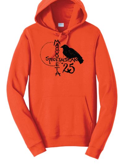 2025 Maquoketa Halloween Spooktacular Fundraiser Adult Orange Port & Co Fan Favorite Fleece Pullover Hoodie