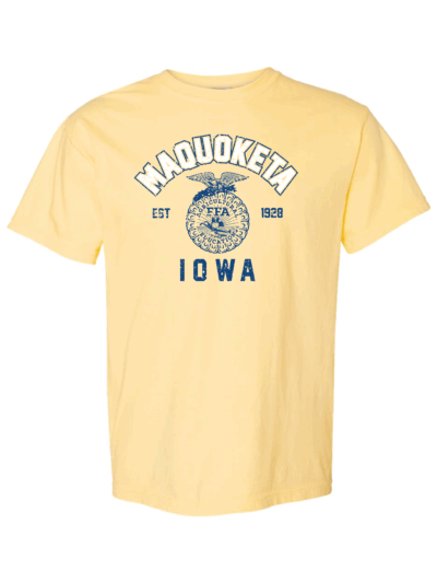 2025 Maquoketa FFA Design 2 Youth Butter Comfort Colors Garment-Dyed Heavyweight T-Shirt
