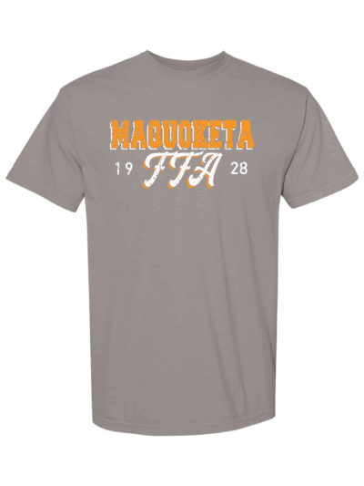 2025 Maquoketa FFA Design 1 Adult Comfort Colors Garment-Dyed Heavyweight T-Shirt (2 Color Options)