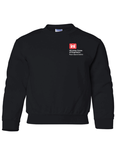 US Army Corp of Engineers Youth Gildan Heavy Blend Crewneck Sweatshirt (5 Color Options)