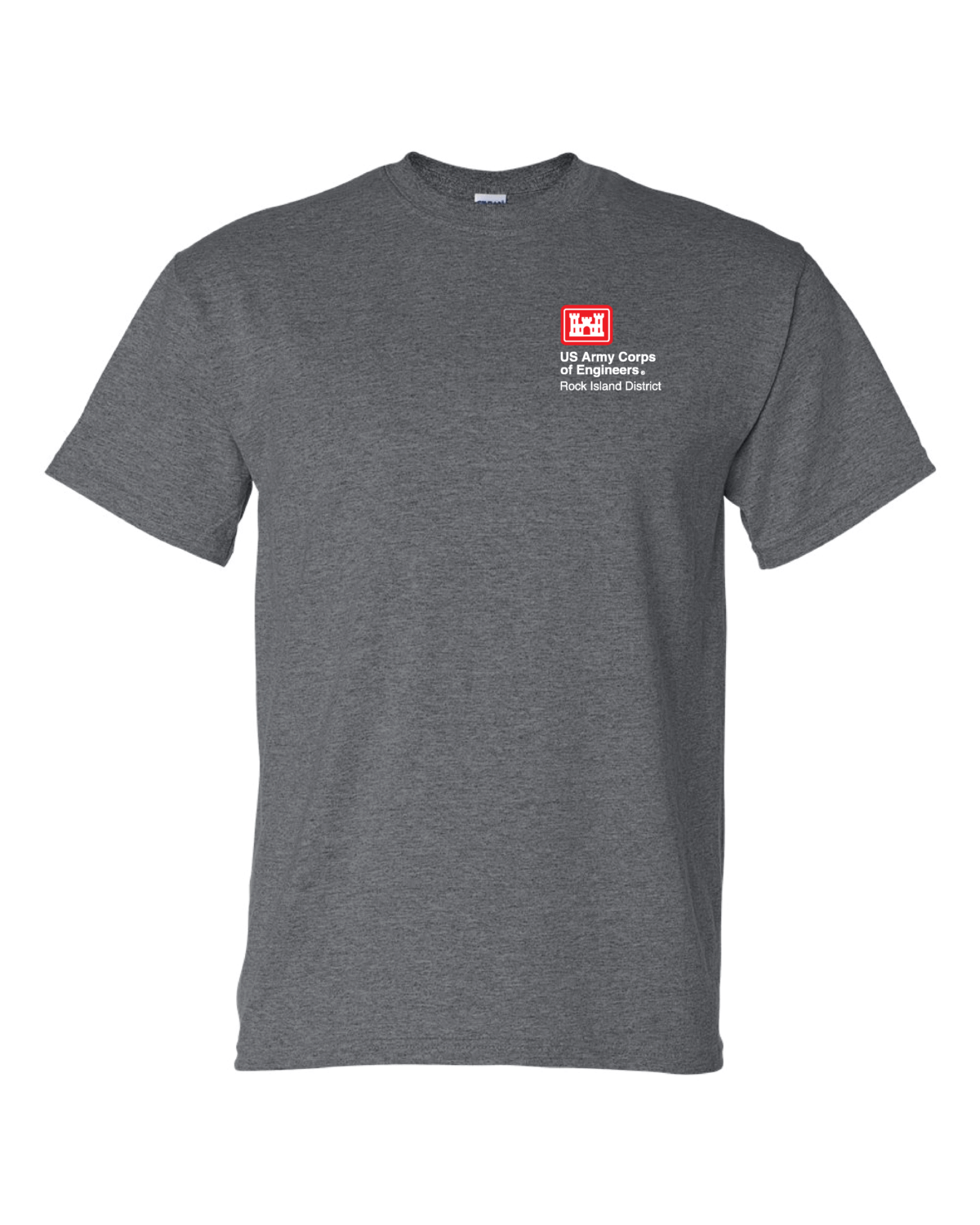 US Army Corp of Engineers Youth Gildan Dryblend 50/50 T-Shirt (6 Color Options) - Image 2