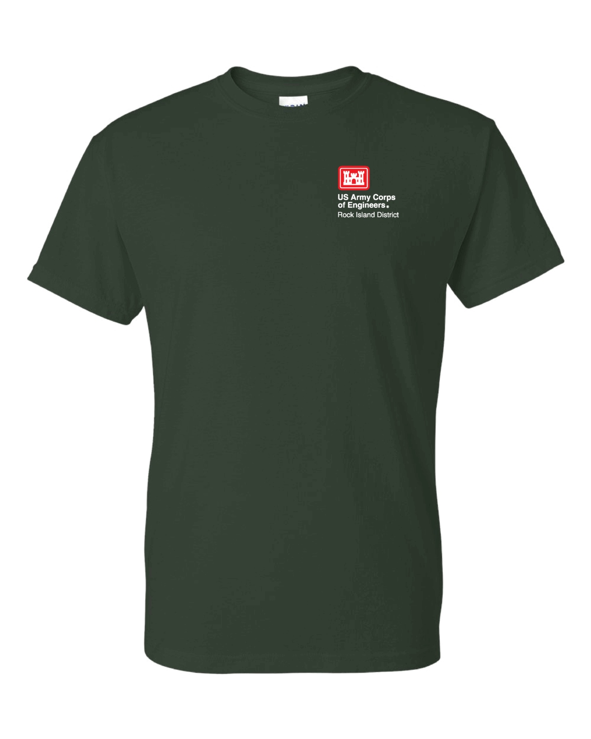 US Army Corp of Engineers Youth Gildan Dryblend 50/50 T-Shirt (6 Color Options) - Image 3