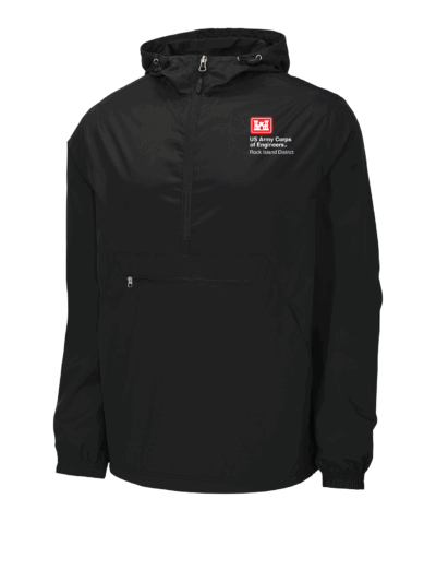 US Army Corp of Engineers Sport-Tek Packable Anorak (6 Color Options)