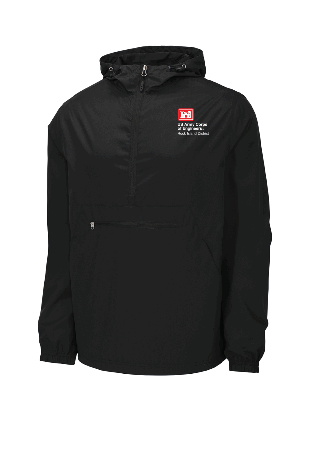 US Army Corp of Engineers Sport-Tek Packable Anorak (6 Color Options)