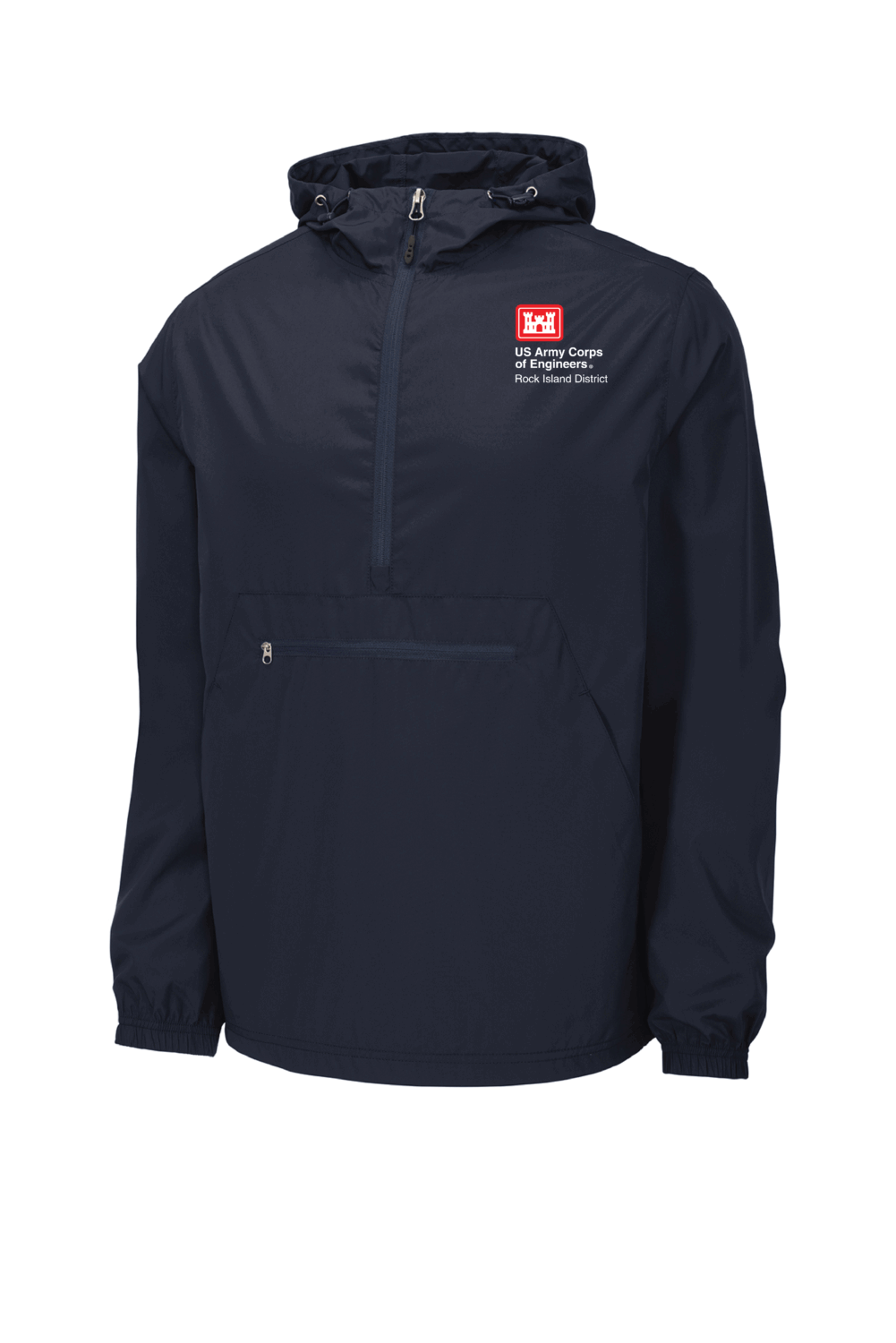 US Army Corp of Engineers Sport-Tek Packable Anorak (6 Color Options) - Image 5