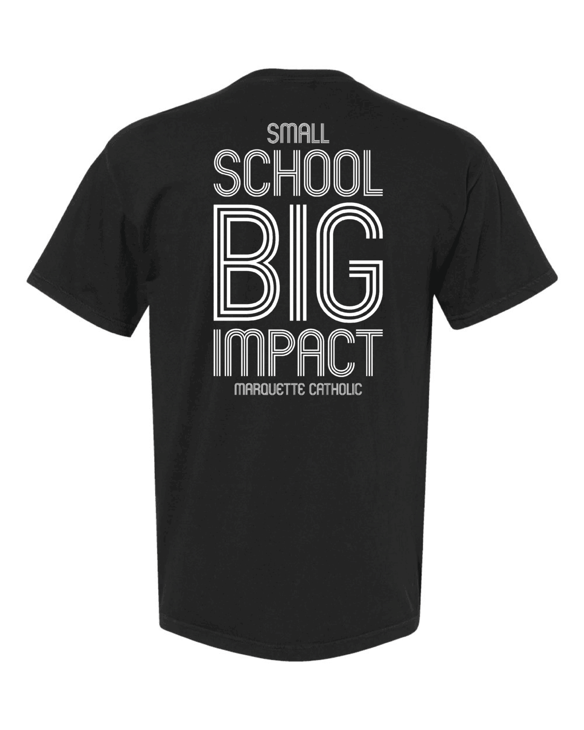 Marquette Catholic Defenders PTO Christmas Fundraiser Adult Comfort Colors Garment-Dyed Heavyweight Pocket T-Shirt (4 Color Options) - Image 4