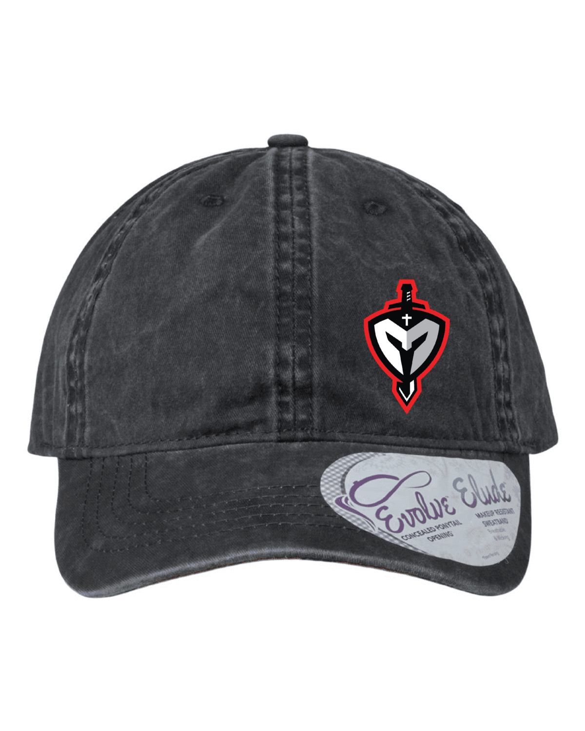 Marquette Catholic Defenders PTO Christmas Fundraiser Women's Infinity Her Pigment-Dyed w/ Fashion Undervisor Cap CASSIE (5 Color Options) - Image 4