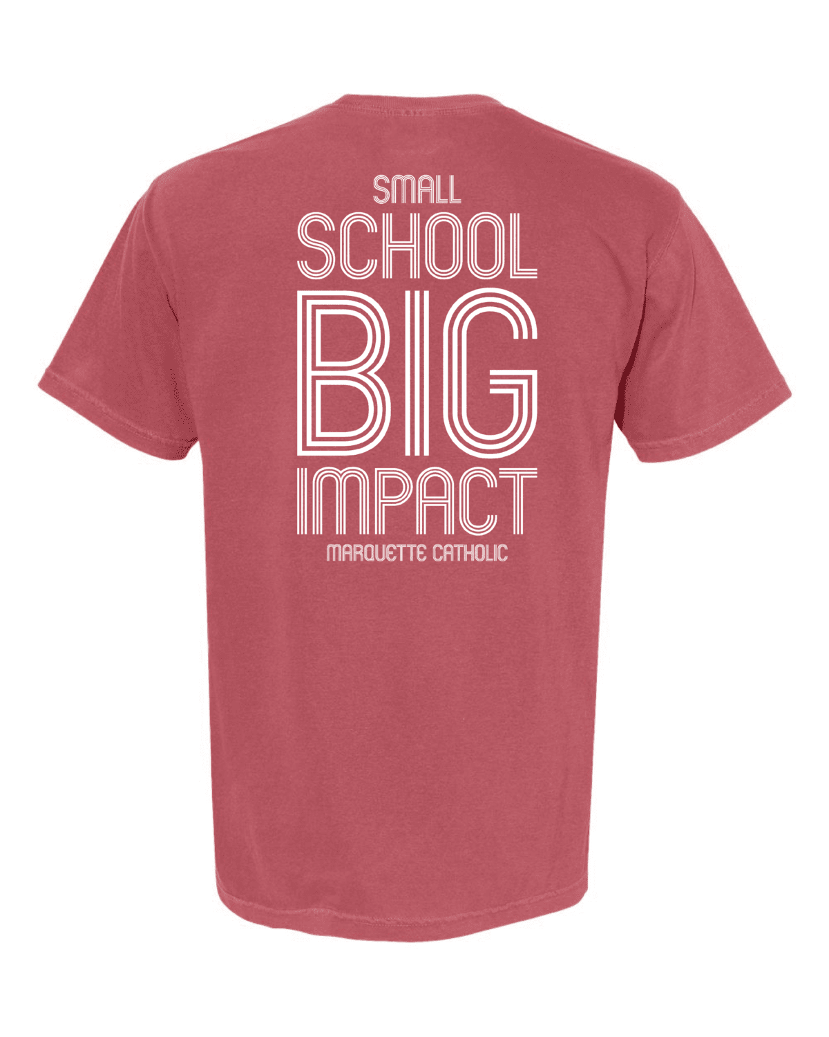 Marquette Catholic Defenders PTO Christmas Fundraiser Adult Comfort Colors Garment-Dyed Heavyweight Pocket T-Shirt (4 Color Options) - Image 6