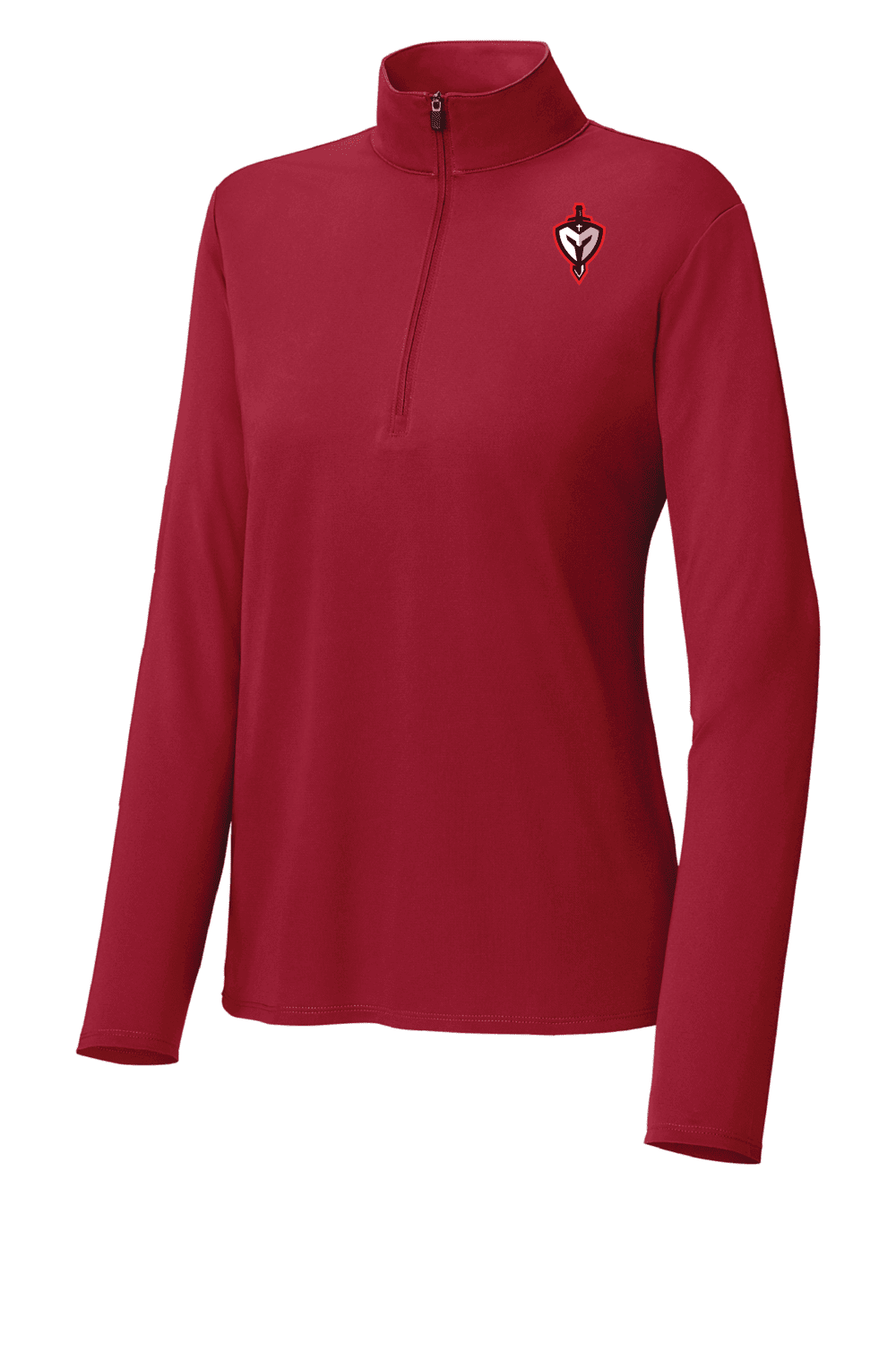 Marquette Catholic Defenders PTO Christmas Fundraiser Women's Sport-Tek Micropique Sport-Wik 1/4 Zips (5 Color Options) - Image 2