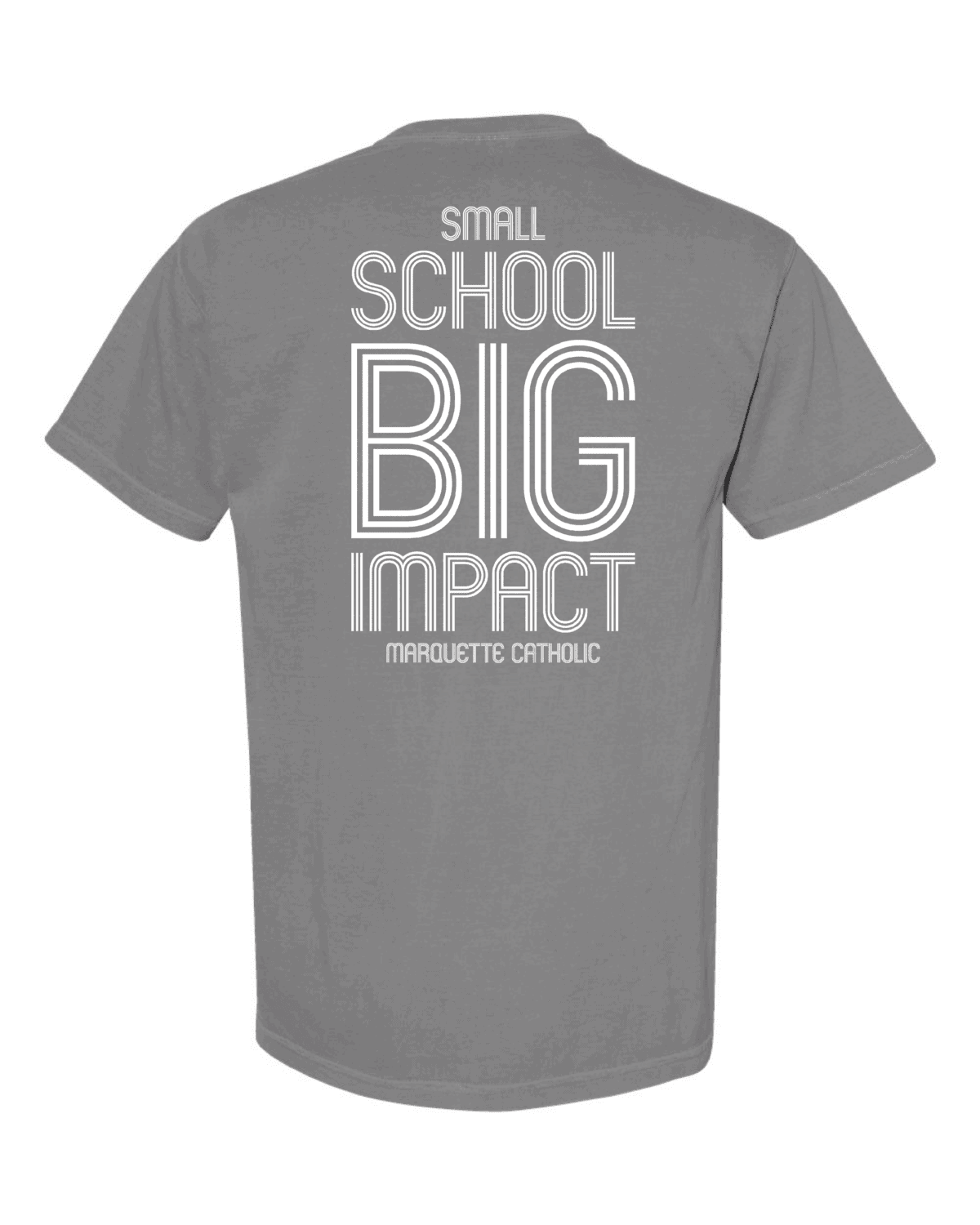 Marquette Catholic Defenders PTO Christmas Fundraiser Adult Comfort Colors Garment-Dyed Heavyweight Pocket T-Shirt (4 Color Options) - Image 8