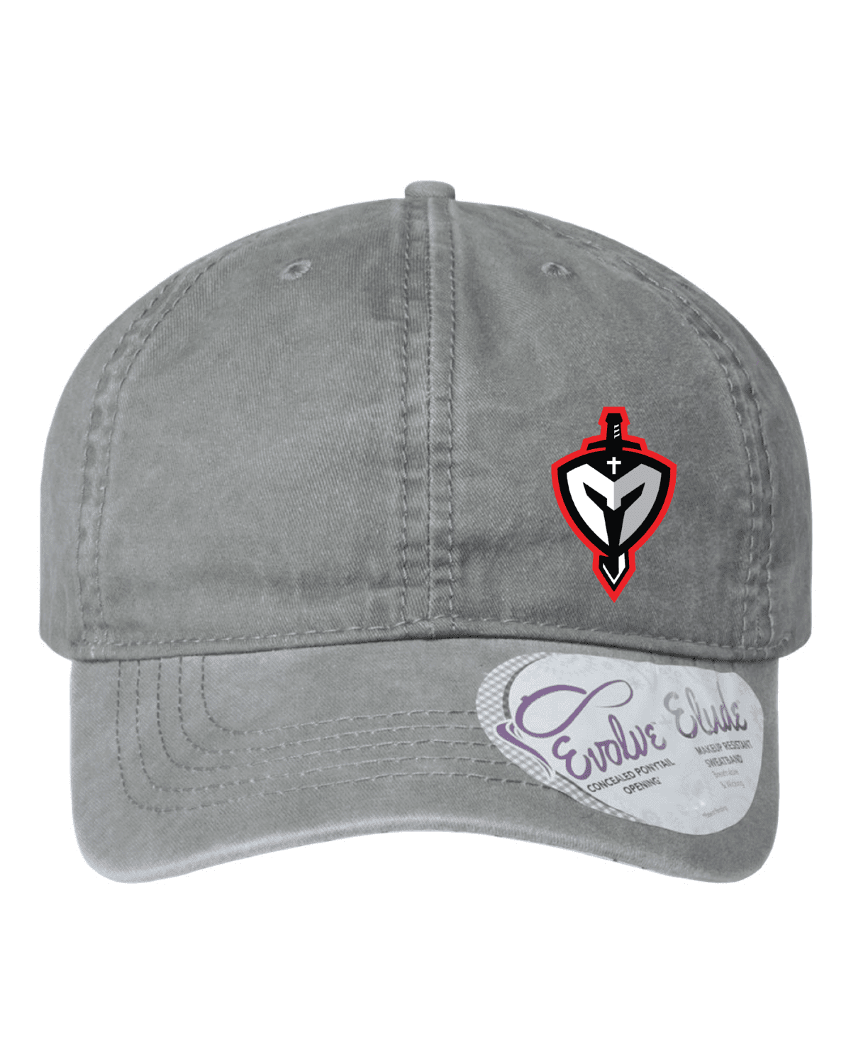 Marquette Catholic Defenders PTO Christmas Fundraiser Women's Infinity Her Pigment-Dyed w/ Fashion Undervisor Cap CASSIE (5 Color Options) - Image 7