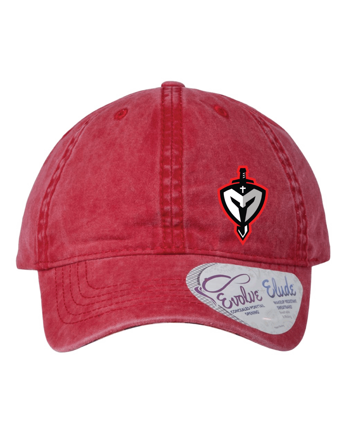 Marquette Catholic Defenders PTO Christmas Fundraiser Women's Infinity Her Pigment-Dyed w/ Fashion Undervisor Cap CASSIE (5 Color Options) - Image 10