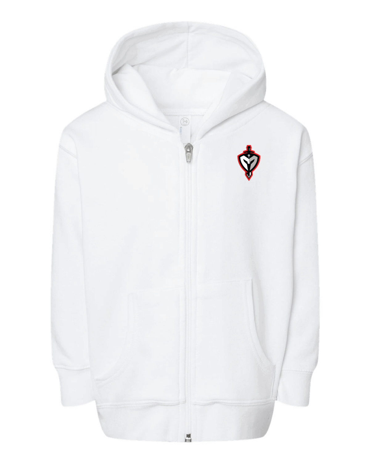 Marquette Catholic Defenders PTO Christmas Fundraiser Toddler Rabbit Skins Full-Zip Fleece Hoodie (5 Color Options)