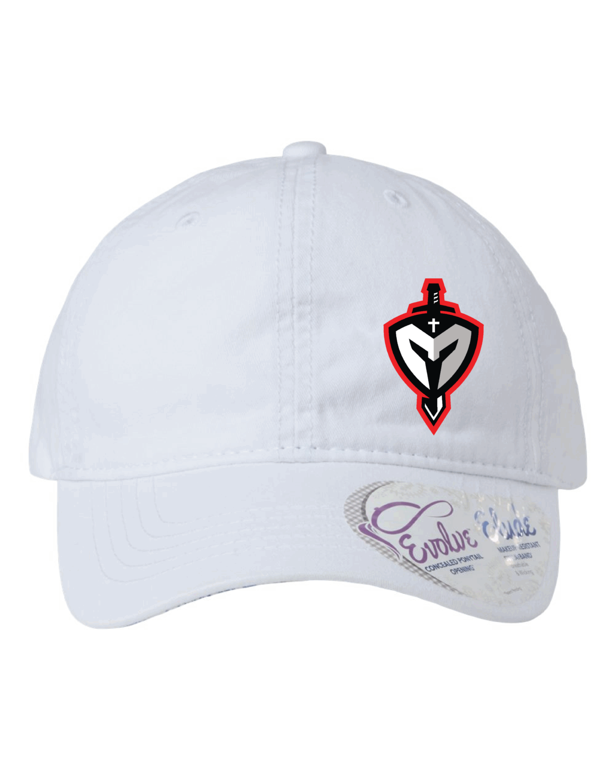 Marquette Catholic Defenders PTO Christmas Fundraiser Women's Infinity Her Pigment-Dyed w/ Fashion Undervisor Cap CASSIE (5 Color Options)