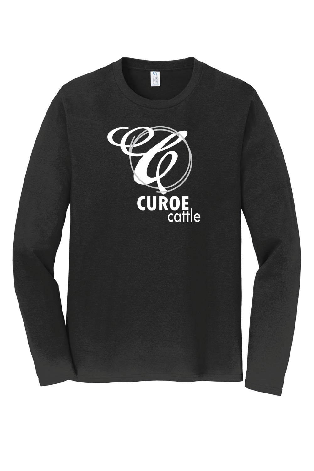 Curoe Cattle Adult Port & Co Fan Favorite Long Sleeve T-Shirt
