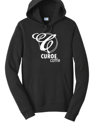 Curoe Cattle Adult Port & Co Fan Favorite Fleece Pullover Hoodie