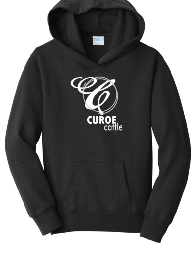 Curoe Cattle Youth Port & Co Core Fan Favorite Fleece Pullover Hoodie