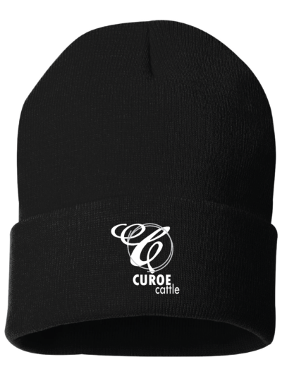 Curoe Cattle Sportsman 12" Solid Cuffed Beanie (5 Color Options)