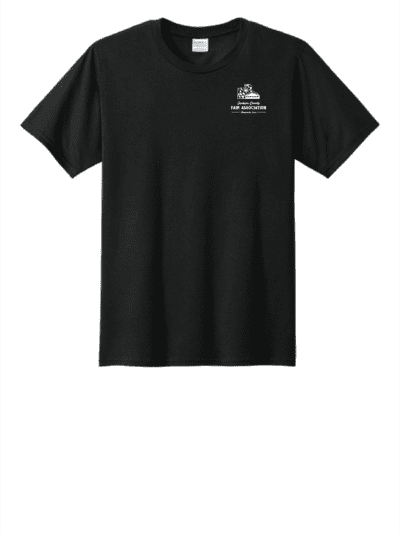 2026 Jackson County Fair To Hell With Winter Ride Adult Jet Black Port & Co Fan Favorite T-Shirt