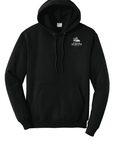 2026 Jackson County Fair To Hell With Winter Ride TALL Adult Jet Black Port & Co Core Fleece Hoodie