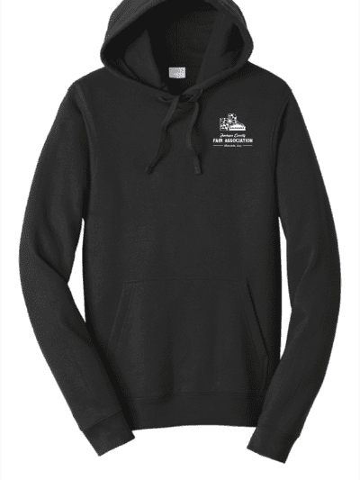 2026 Jackson County Fair To Hell With Winter Ride Adult Jet Black Port & Co Fan Favorite Fleece Hoodie