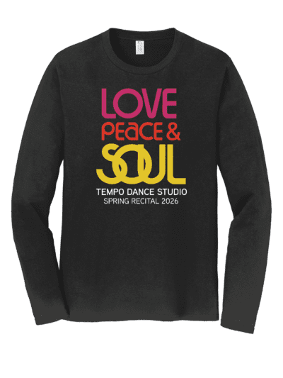 2026 Tempo Dance Recital Adult Port & Co Fan Favorite Long Sleeve T-Shirt