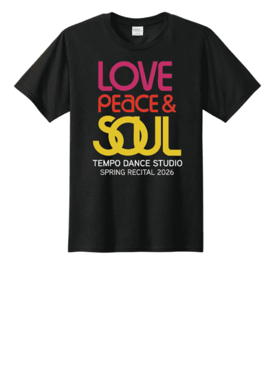 2026 Tempo Dance Recital Adult Port & Co Fan Favorite T-Shirt