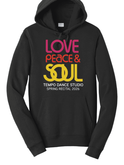 2026 Tempo Dance Recital Adult Port & Co Fan Favorite Fleece Hoodie