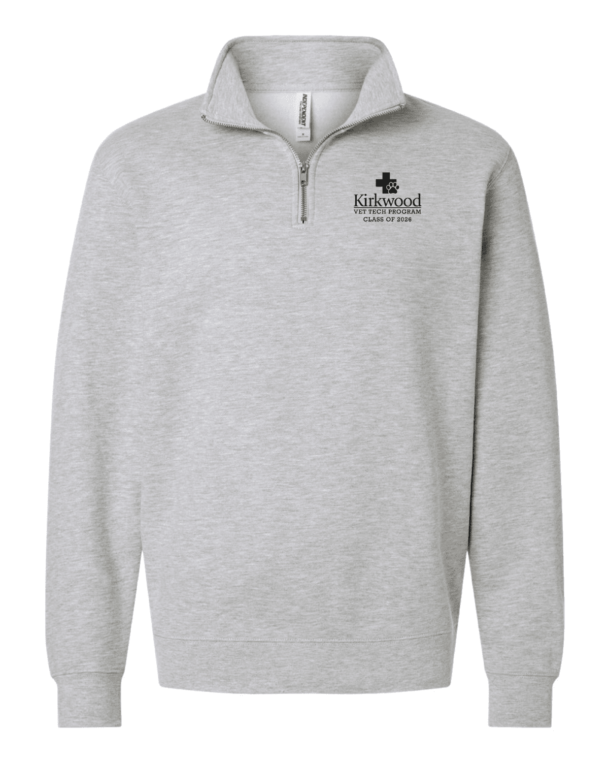 Class of 2026 Kirkwood Vet Tech Program Unisex Independent Trading Co. Midweight 1/4 Zip Pullover - Image 2