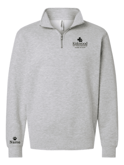 Class of 2026 Kirkwood Vet Tech Program Unisex Independent Trading Co. Midweight 1/4 Zip Pullover