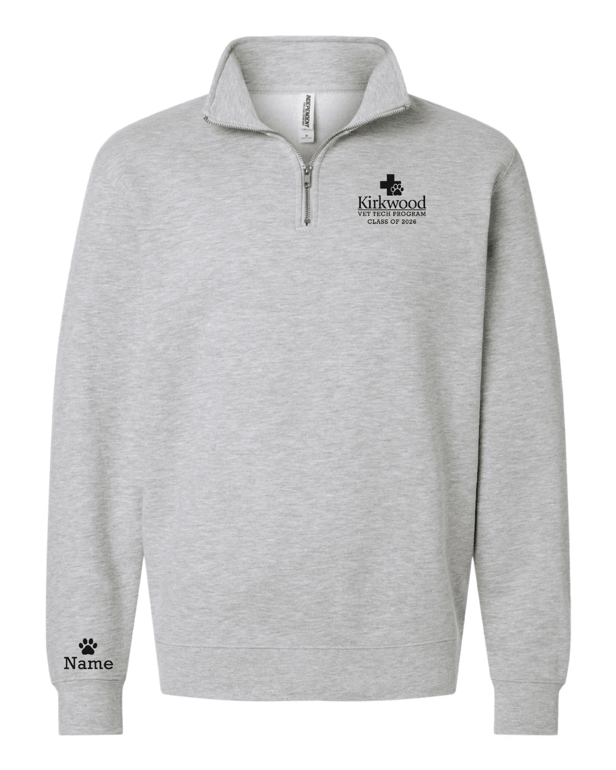 Class of 2026 Kirkwood Vet Tech Program Unisex Independent Trading Co. Midweight 1/4 Zip Pullover