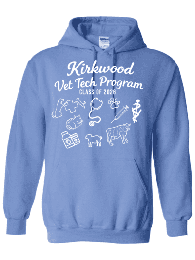 Class of 2026 Kirkwood Vet Tech Program Adult Gildan Heavy Blend Hoodie
