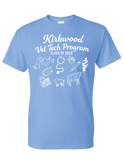 Class of 2026 Kirkwood Vet Tech Program Adult Gildan DryBlend T-Shirt