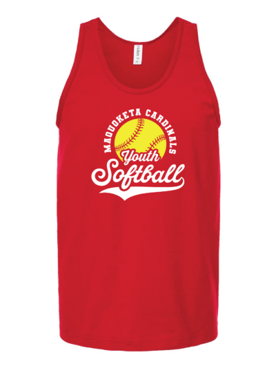 2026 Maquoketa Cardinals Youth Softball Adult Unisex Fine Jersey Tank Top
